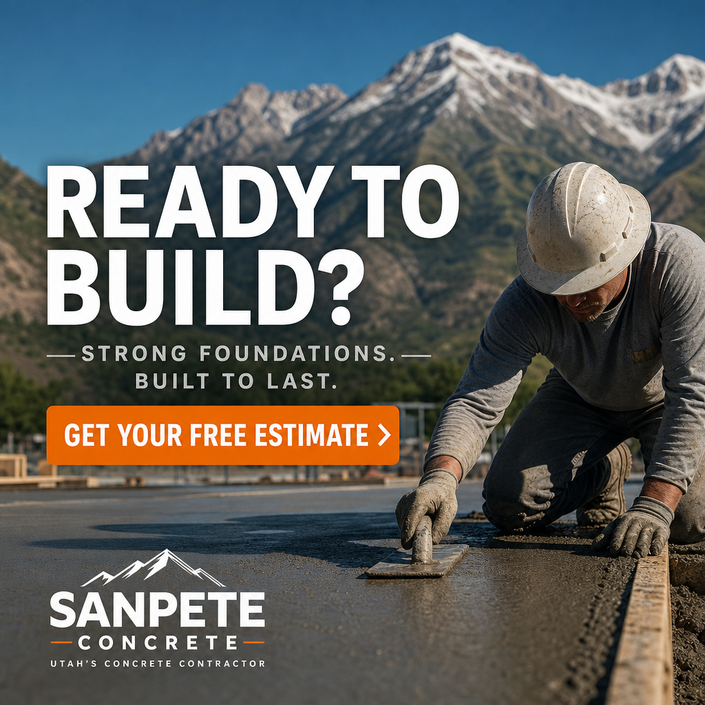 FREE Estimates for Concrete Work in Utah, click here.
